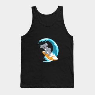 kawaii surfing koala Tank Top